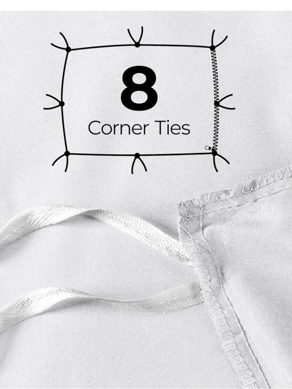 White Duvet Cover Set - Premium Brushed Microfiber